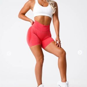 NVGTN Vibrant Red Athletic Shorts